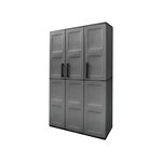 Gartenschrank mit soliden Stahlscharnieren 