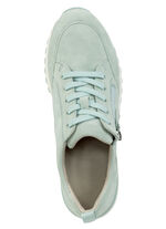 Caprice, trendige Damen-Sneaker, Weite G, mit herausnehmbarem Fußbett TÜRKIS