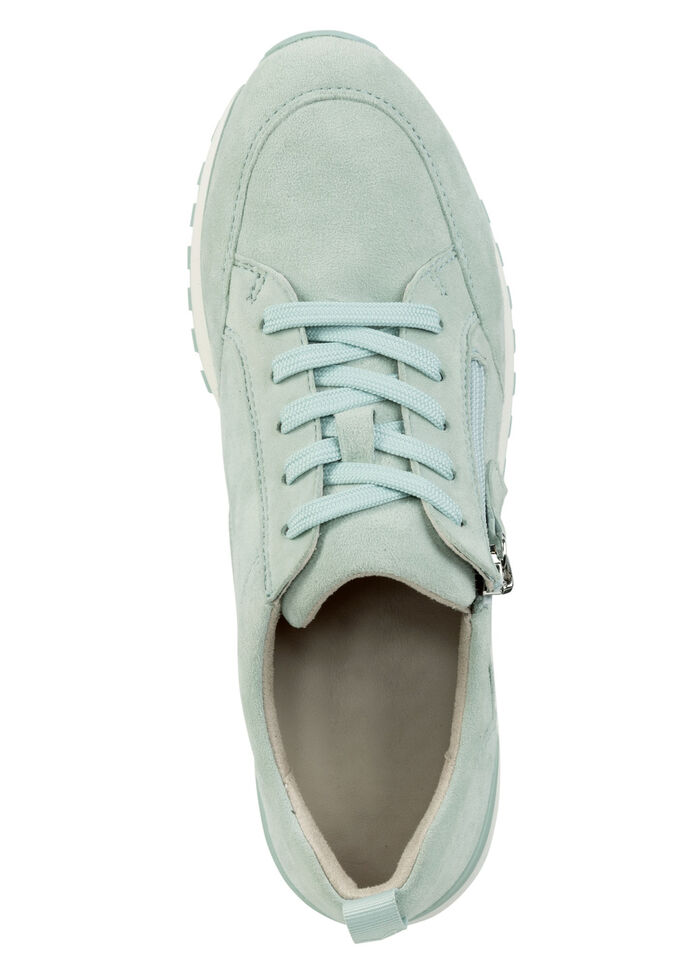 Caprice, trendige Damen-Sneaker, Weite G, mit herausnehmbarem Fußbett TÜRKIS