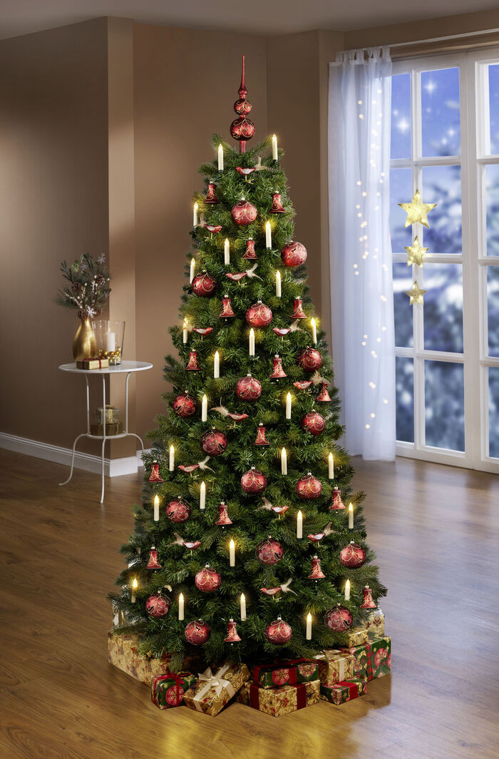 Baumschmuck MARSALA-ROT