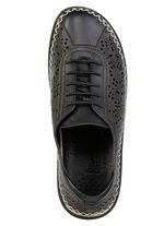 ELENA EDEN, sommerliche Damen-Schnürschuhe, Weite H, mit herausnehmbarem Fußbett SCHWARZ