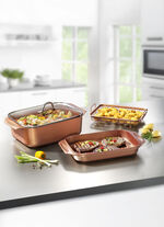 Livington Copperline WonderCooker inkl. Glasdeckel  