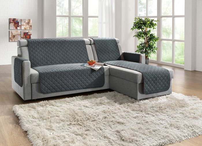 Wohnaccessoires mit Fleckschutz ANTHRAZIT