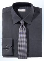 B&uuml;gelleichtes Hemd  ANTHRAZIT