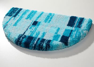 Badgarnitur von Grund mit rutschhemmender R&uuml;ckseite T&Uuml;RKIS