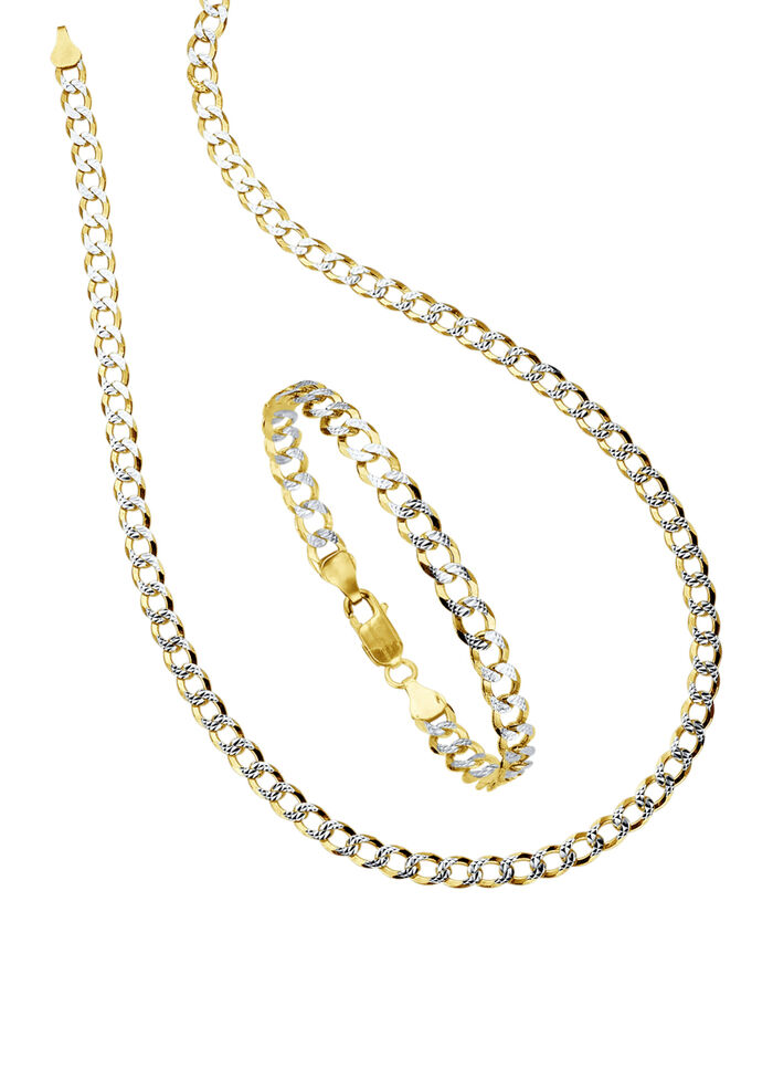 Massive, diamantierte Panzerketten-Garnitur 