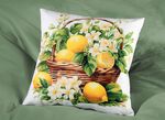 Kissenbezug Zitronen mit Rei&szlig;verschluss 