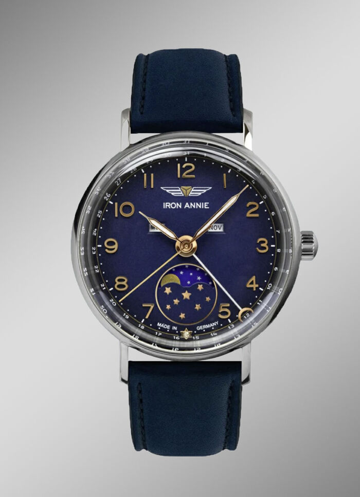 IRON ANNIE Amazonas, Damenuhr mit Mondphase 