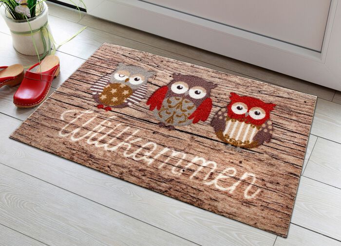 Fu&szlig;matte mit rutschhemmend beschichteter R&uuml;ckseite 