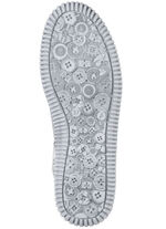 Gemini Bootie mit effektvollen Steppnähten GRAU-BUNT