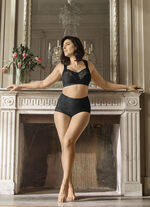 Miss Mary BH mit elastischen Spitzeneinsätzen SCHWARZ