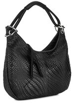 Laurina Tasche aus schattiertem Kalbleder SCHWARZ