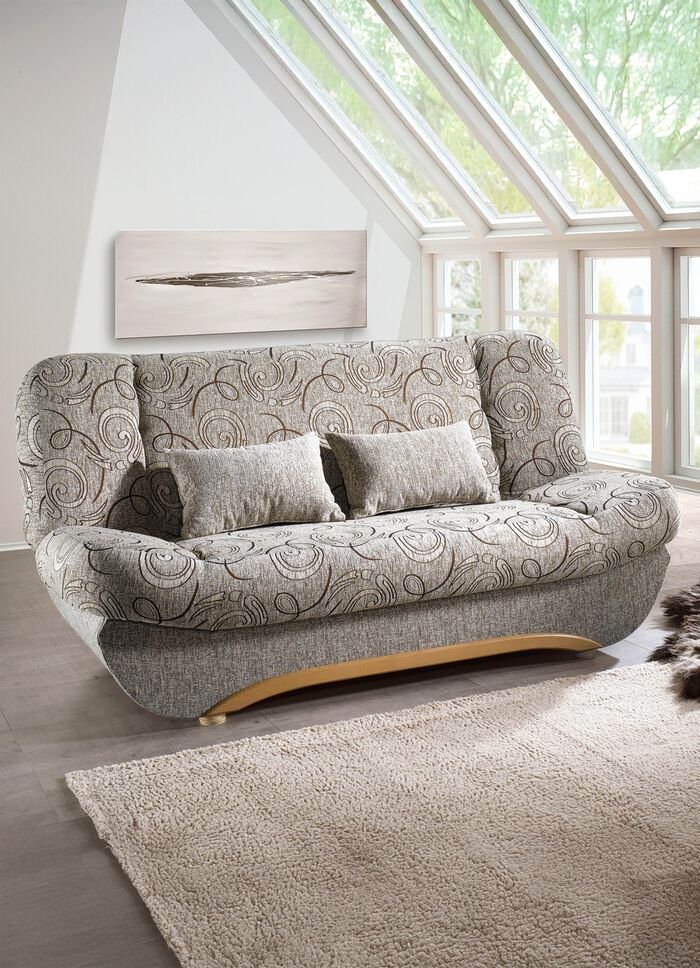Schlafsofa mit komfortabler Polsterung BEIGE