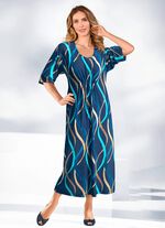 Kaftan mit farbbrillantem Druck 