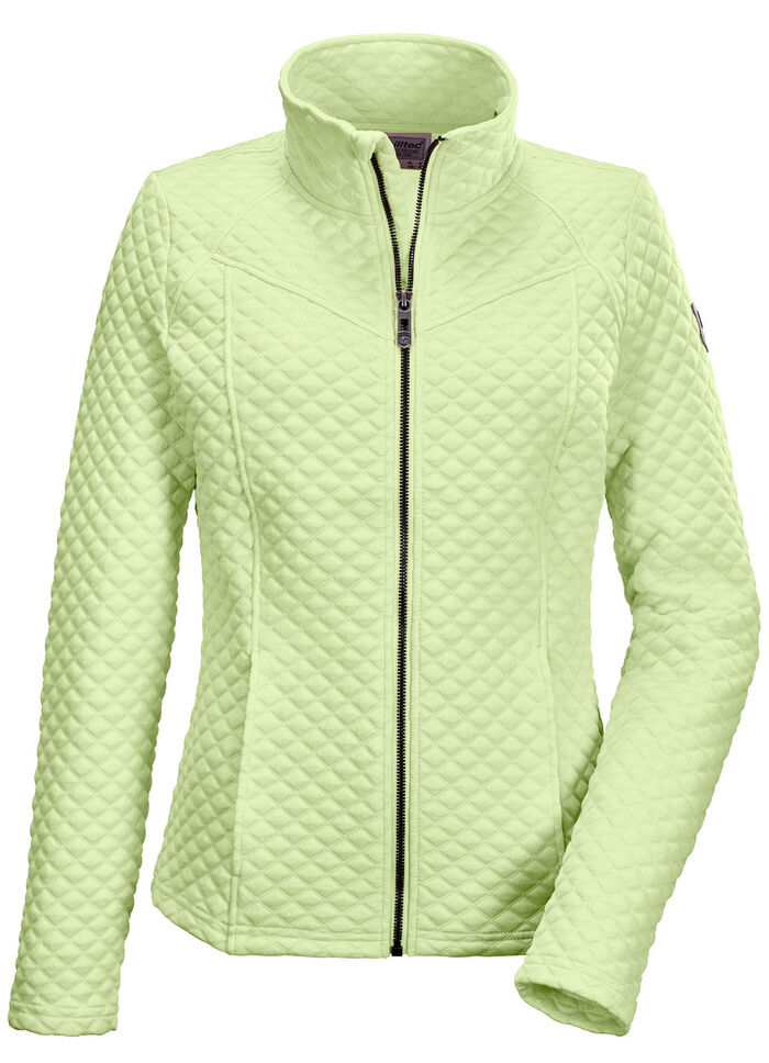 Modische Damen-Stretch-Jacke mit Jaquard-Steppmuster MINT