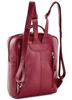 Laurina Rucksack aus Vollrind-Nappaleder BORDEAUX