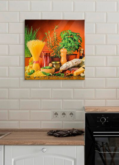 Glasbild hochaufl&ouml;sendem Digitaldruck 