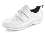 Toosoft Slipper mit verstellbaren Klettspangen WEISS