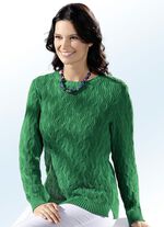 Pullover mit Strukturdessin GRÜN