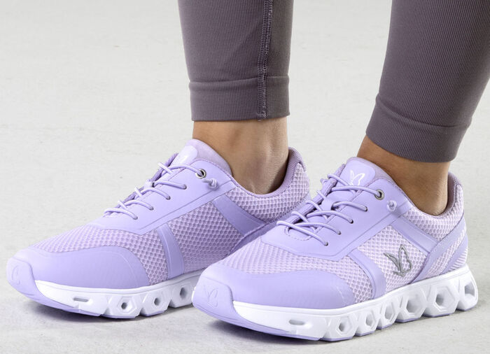 Caprice Sneaker mit elastischer Zier-Schnürung FLIEDER