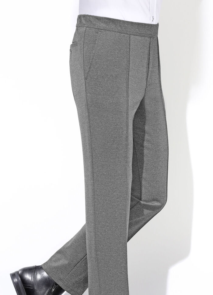  "Klaus Modelle"-Schlupfhose in 3 Farben MITTELGRAU MELIERT