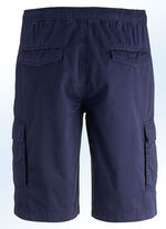 Bermudas mit Cargotaschen in 3 Farben MARINE