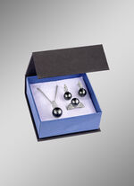 3-teiliges Schmuck-Set GRAU