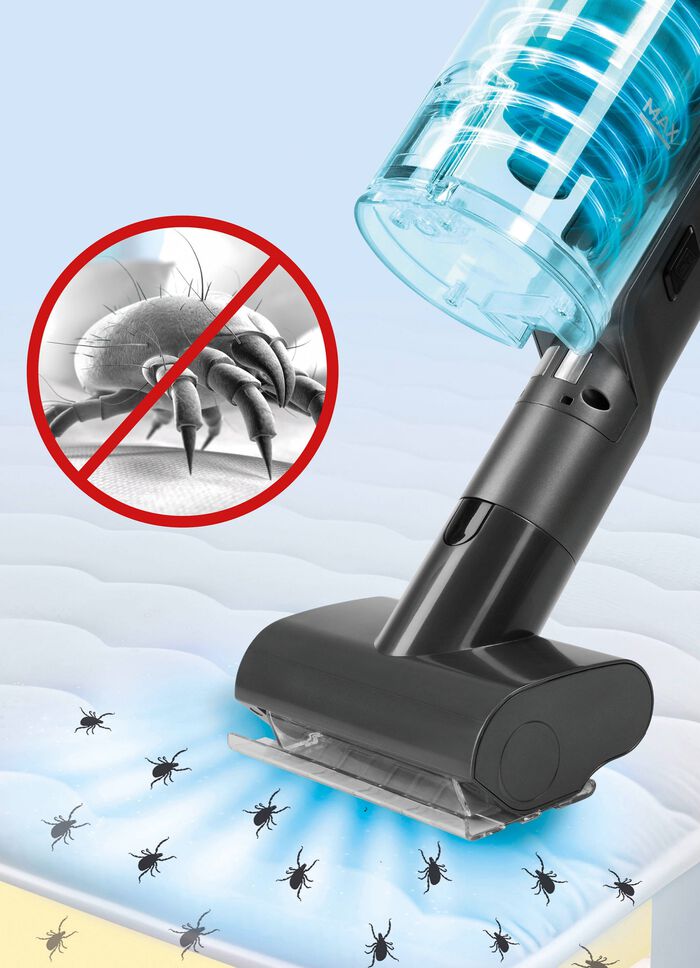 Akku-Zyklon-Handstaubsauger mit kraftvollem 500-Watt-Motor 