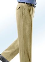 Cordhose von „Klaus Modelle“ mit Zieranhänger in 4 Farben BEIGE