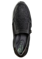  ELENA EDEN Slipper aus Nappaleder SCHWARZ