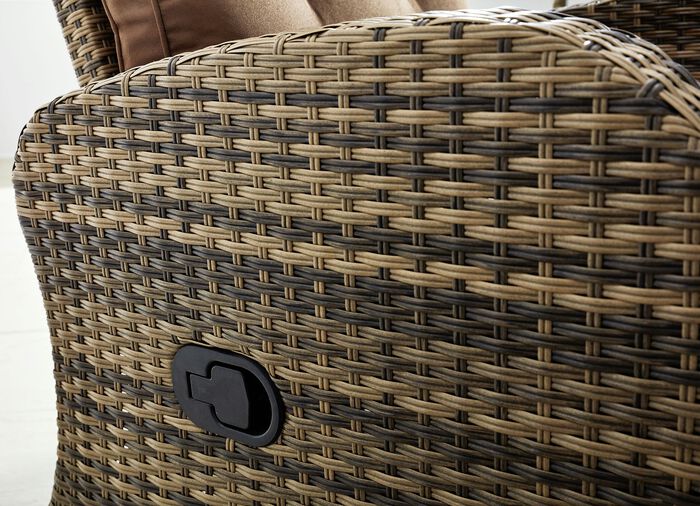 Komfort-Sessel mit Polster BRAUN