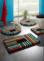 Badvorleger mit rutschhemmender R&uuml;ckseite von Grund BUNT
