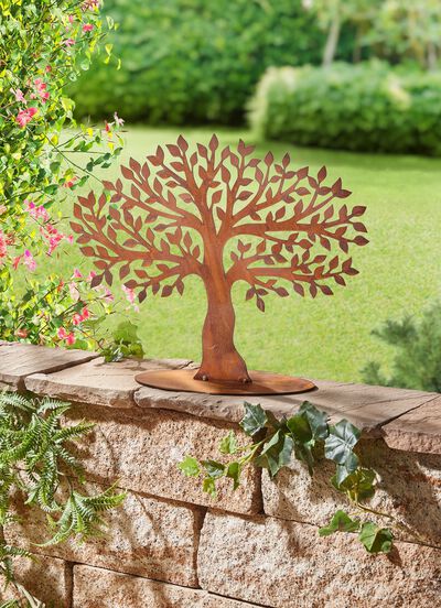 Baum "Milla" aus gerostetem Stahlblech 