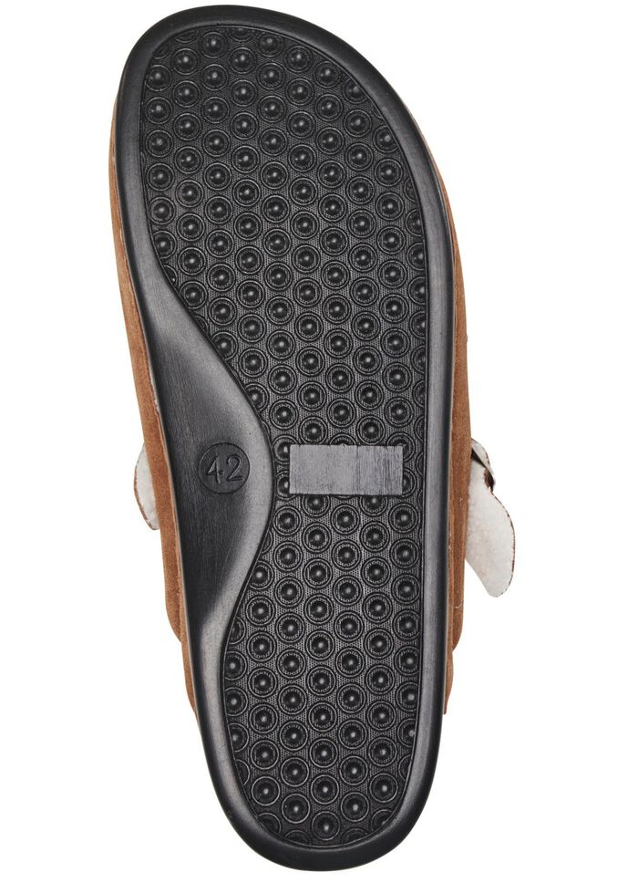 Pantoffel aus weichem Veloursleder 