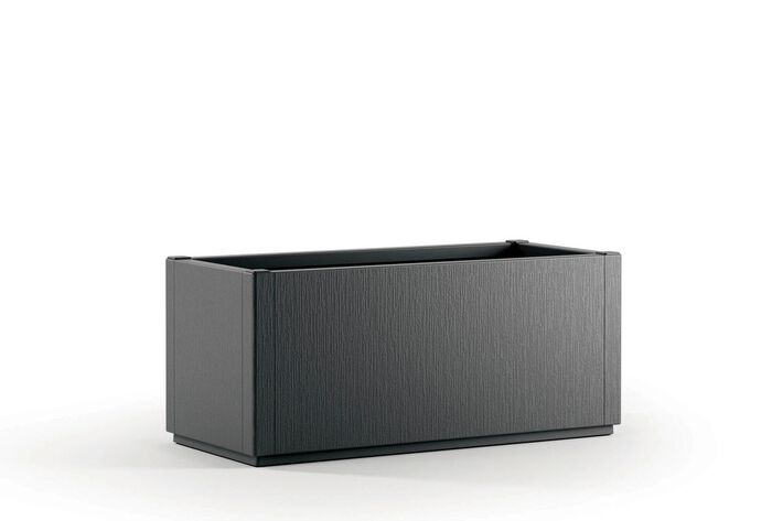 Pflanzkasten aus recyceltem Polypropylen GRAFIT