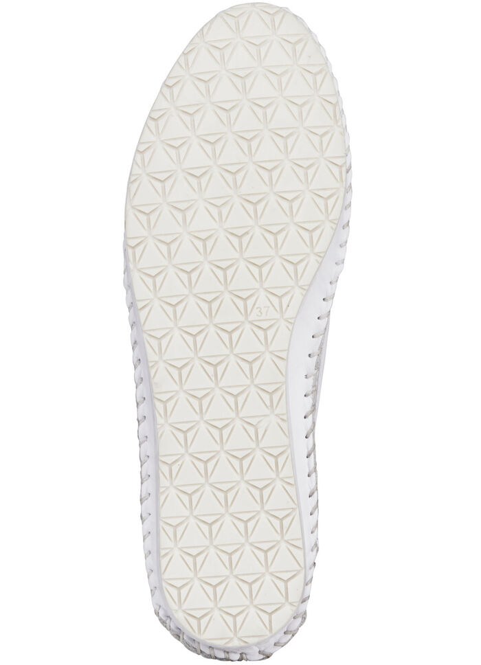 Andrea Conti Mokassin-Slipper aus Rind-Nappaleder WEISS