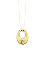 Zeitloser Anhänger mit Diamant 