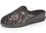 Pantoffel mit floralem Muster 