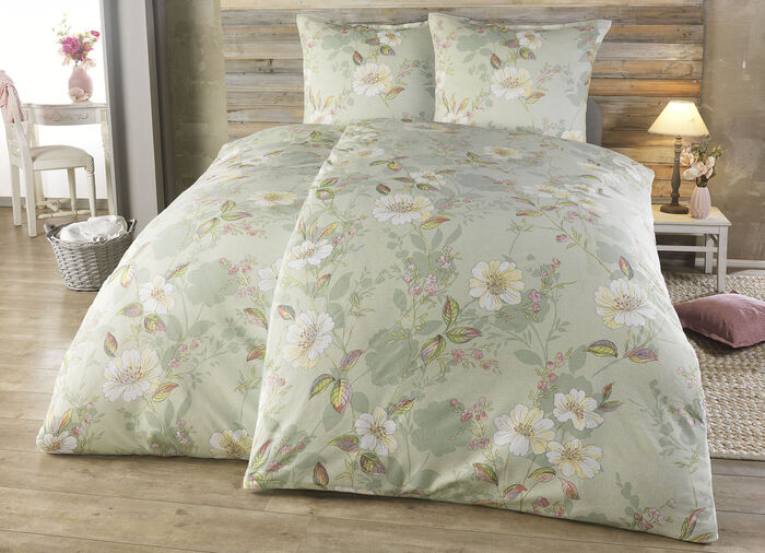 Feinbiber Bettwäsche-Garnitur von Castell JADE