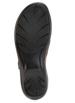 ELENA EDEN Sandale aus teilweise schimmerndem Nappaleder BRONZE