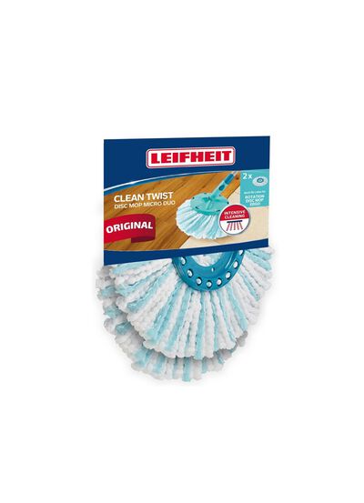Moppaufs&auml;tze, 2-tlg, f&uuml;r Leifheit Twist Bodenwisch-System 