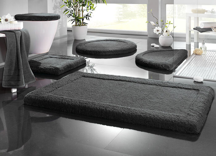 Premium Badgarnitur Superfine Microfaser ANTHRAZIT