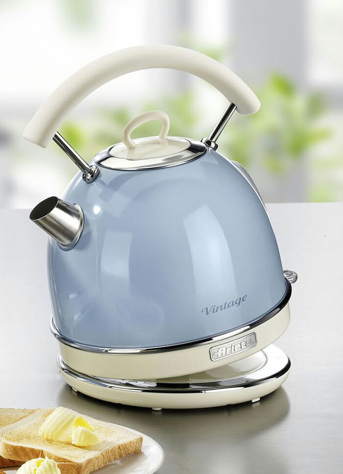 Ariete Wasserkocher mit Kalkfilter BLAU