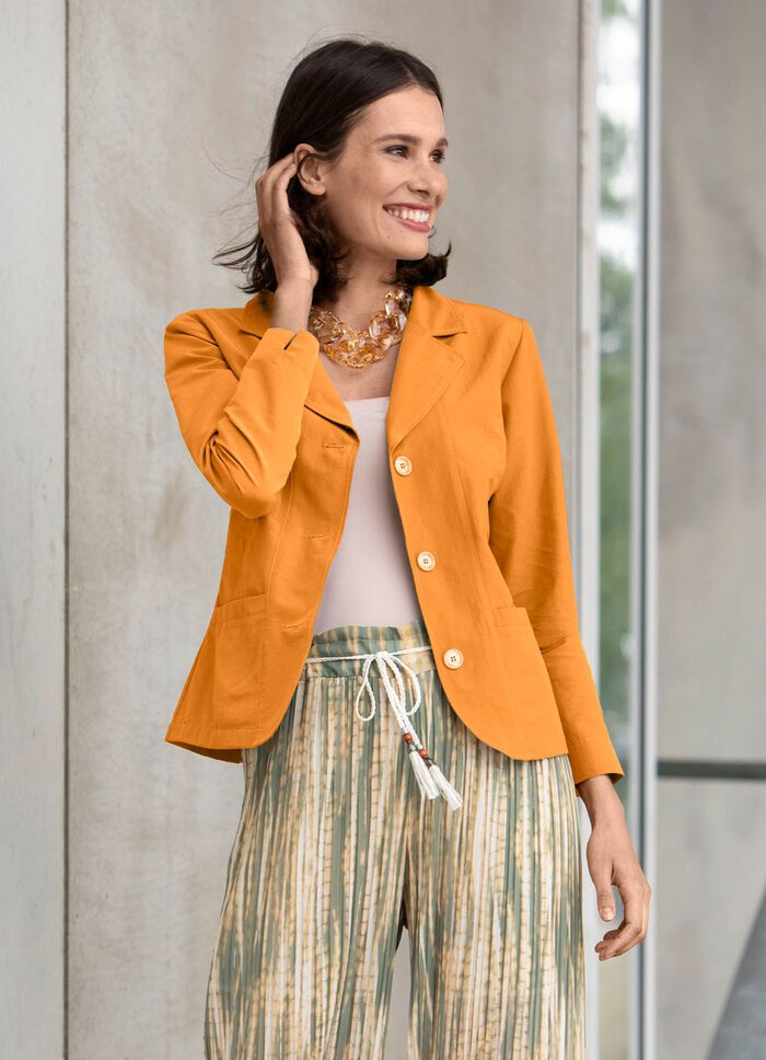 Blusenjacke  mit Schulterpolster OCKER