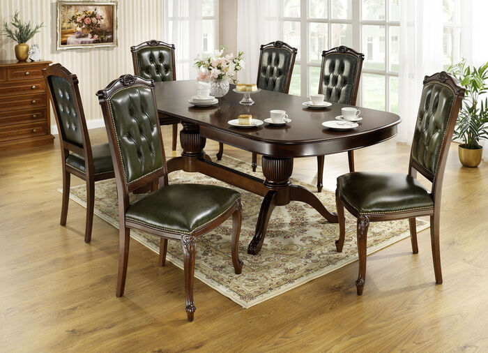 Hochwertige Stühle, 2er-Set, mit Federkern GRÜN