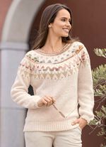 Pullover mit Norwegermuster 