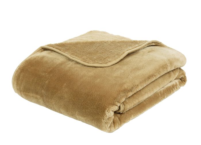 Premium Cashmere-Feeling Schlafdecken und Kissen SAND