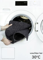 Waschbare Schmutzfangmatte für innen und außen ANTHRAZIT