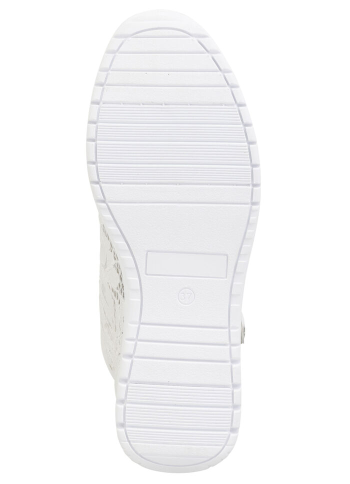 ELENA EDEN, schicke Damen-Boots, Weite G, mit herausnehmbarem Fußbett WEISS