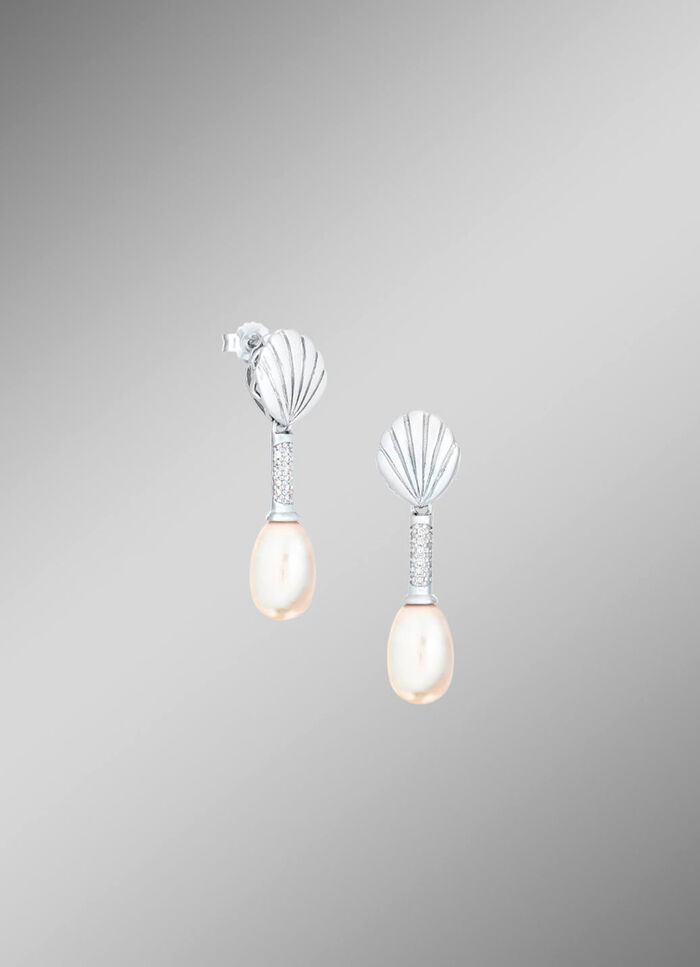 Tropfenf&ouml;rmige Muschel-Ohrh&auml;nger 